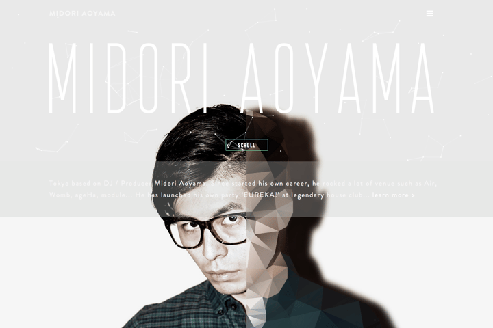 MIDORI AOYAMA website preview